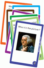 Benjamin Franklin Flash cards.